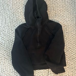 Black scuba hoodie size S/M!